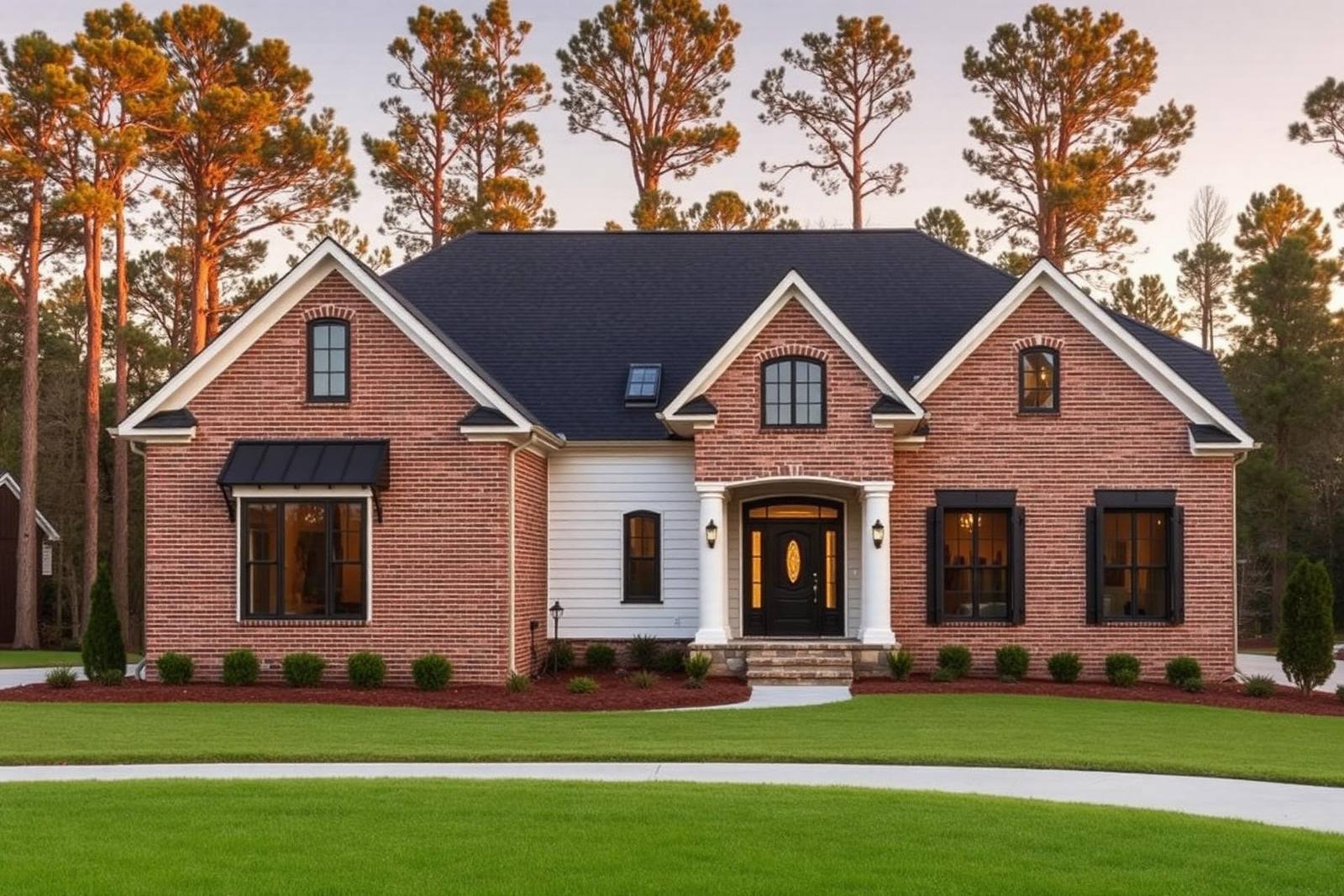 Custom home built by OpenForge on client-owned land in Georgia